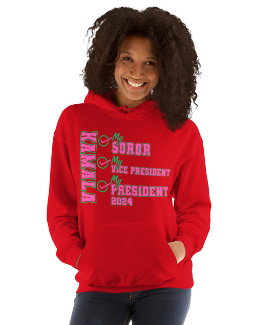 Load image into Gallery viewer, Kamala - Soro - Vice President - President 2024 Unisex Hoodie
