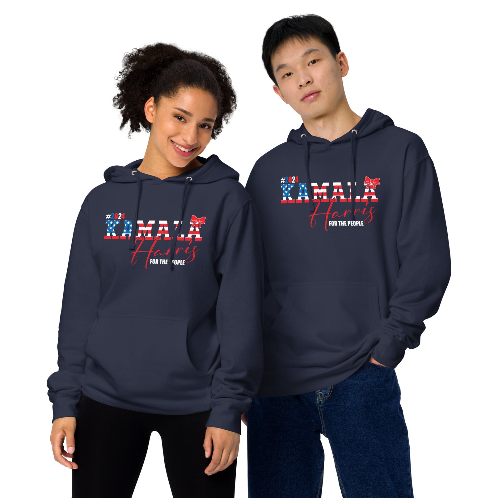 2024 Kamala Harris - For the People Unisex midweight hoodie