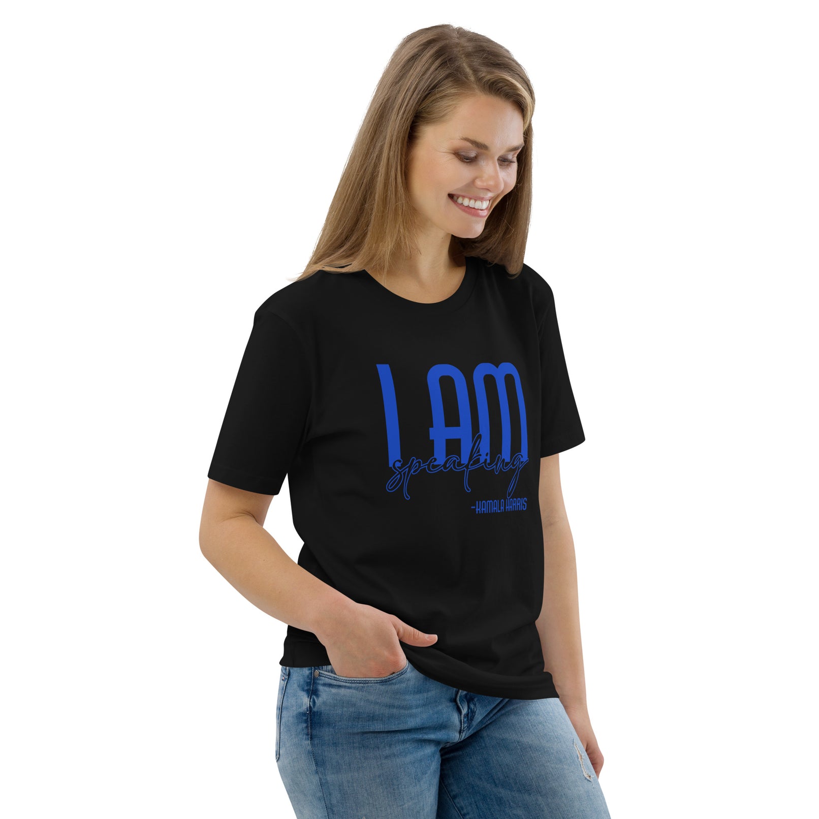 I Am Speaking - Kamala Harris Unisex organic cotton t-shirt