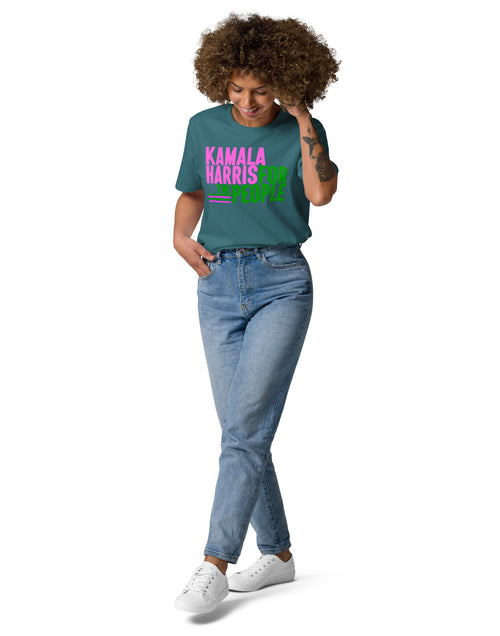 Load image into Gallery viewer, Kamala Harris For the People Unisex organic cotton t-shirt
