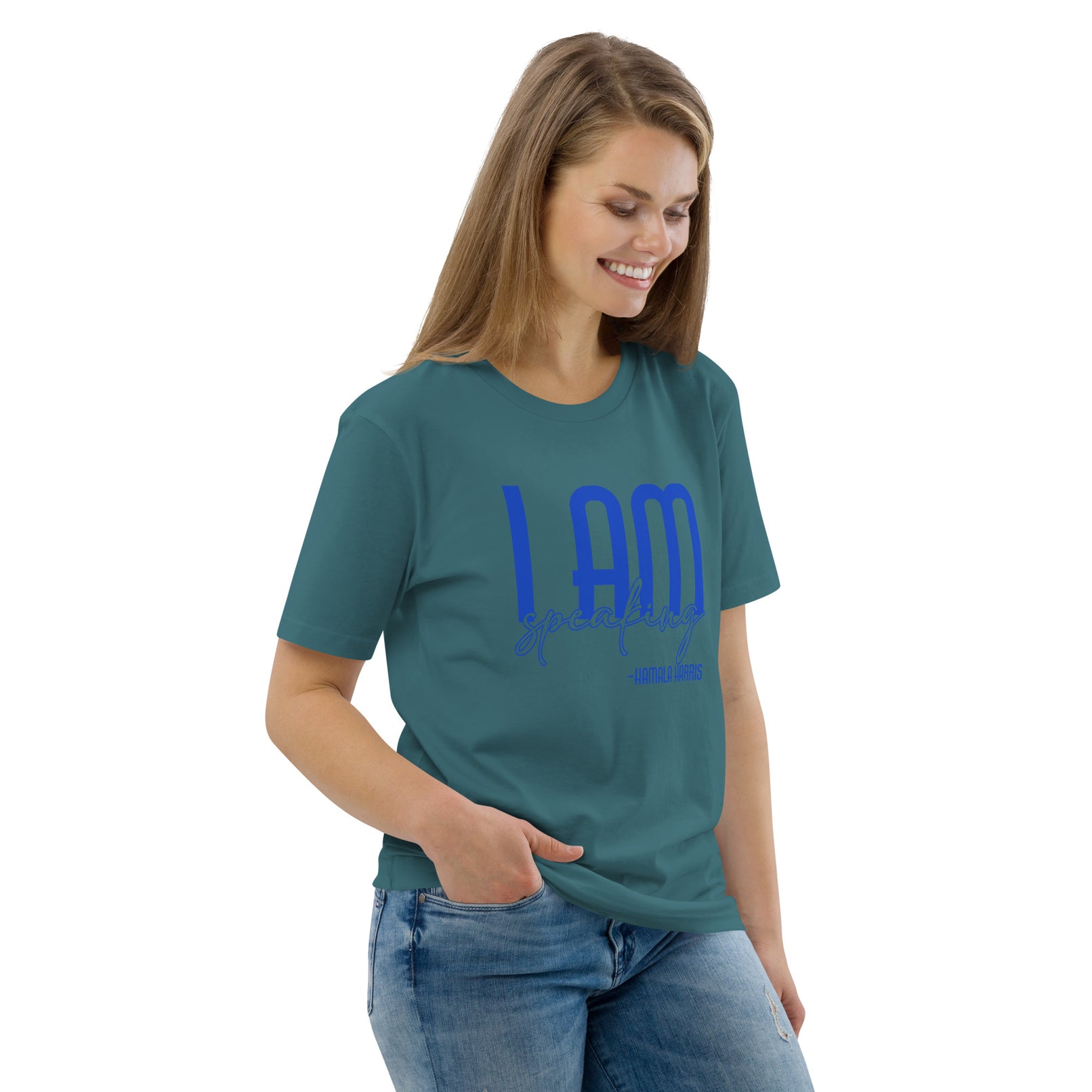 I Am Speaking - Kamala Harris Unisex organic cotton t-shirt