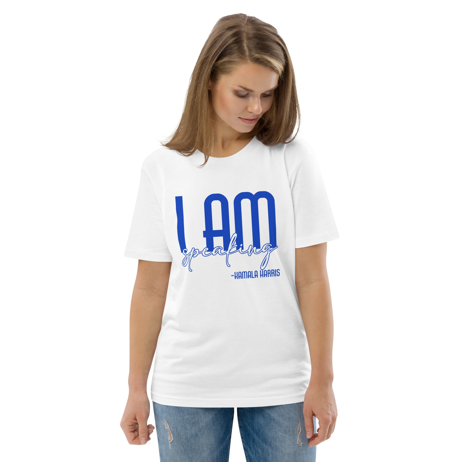 I Am Speaking - Kamala Harris Unisex organic cotton t-shirt