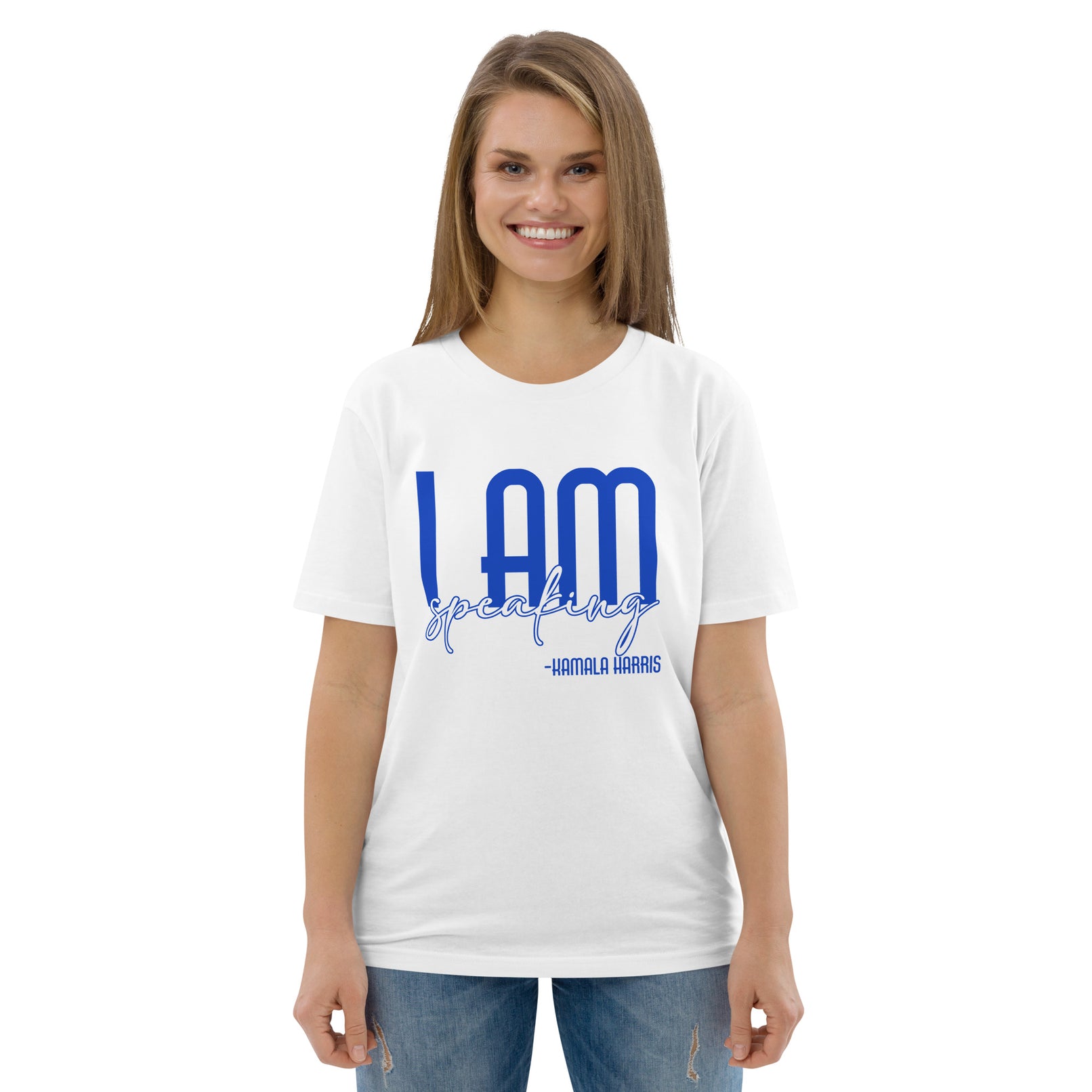 I Am Speaking - Kamala Harris Unisex organic cotton t-shirt