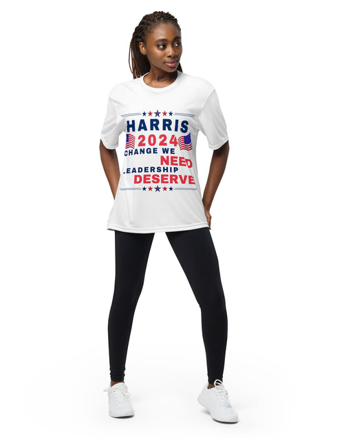 Load image into Gallery viewer, Kamala Harris - Change We Need - Leadership We Deserve Unisex t-shirt
