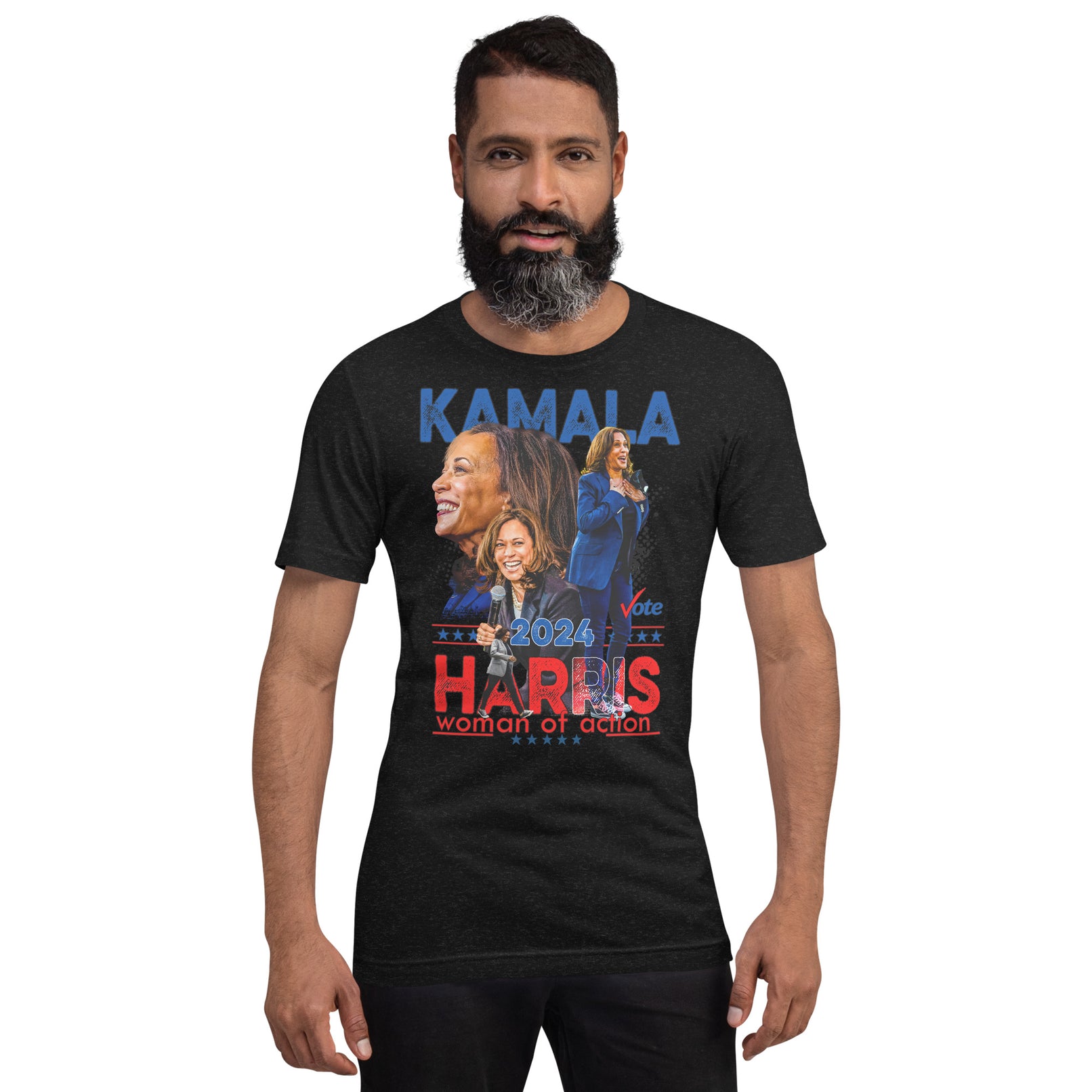 Kamala Harris 2024 - Woman of Action Unisex t-shirt