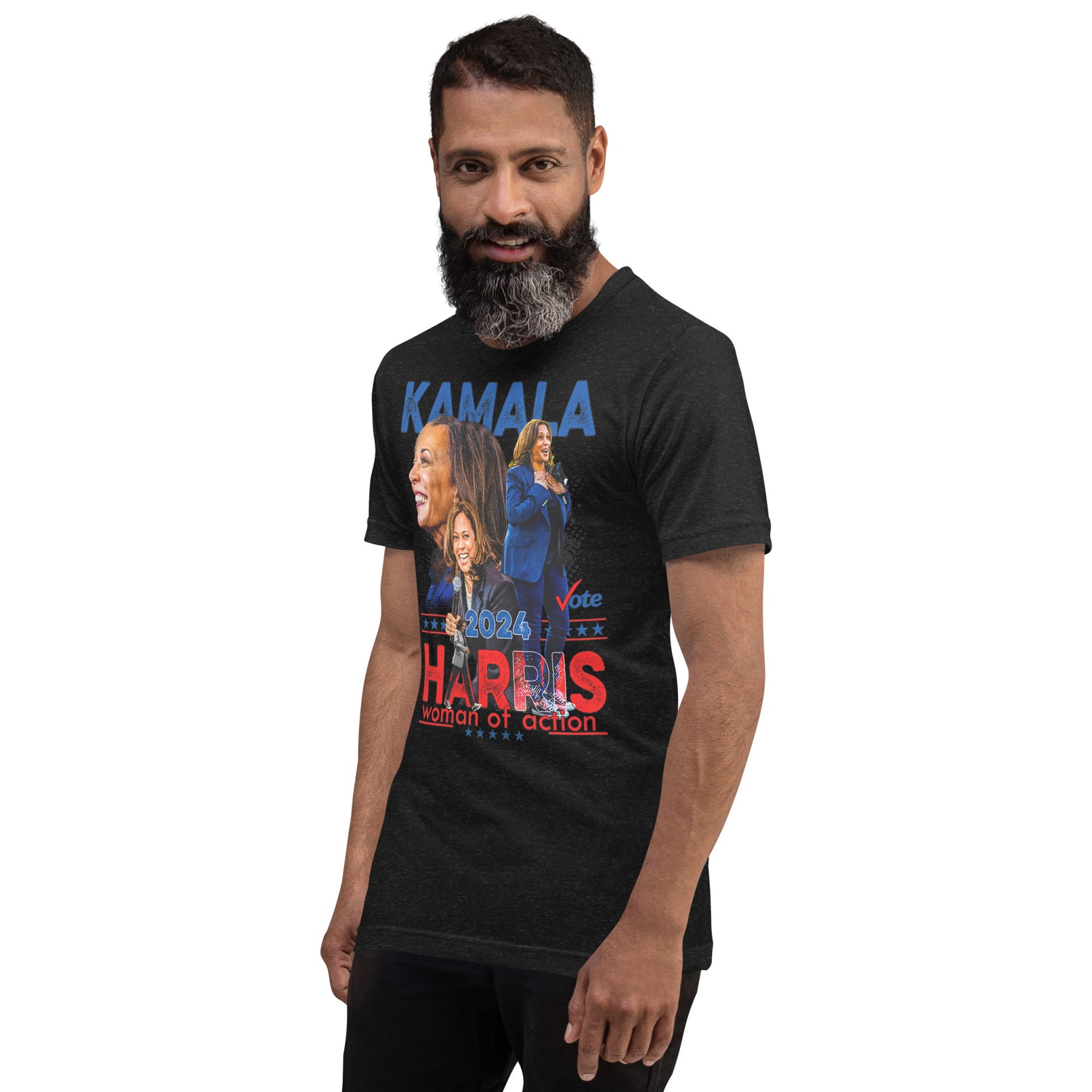 Kamala Harris 2024 - Woman of Action Unisex t-shirt