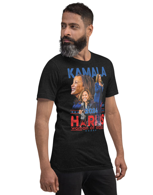 Load image into Gallery viewer, Kamala Harris 2024 - Woman of Action Unisex t-shirt
