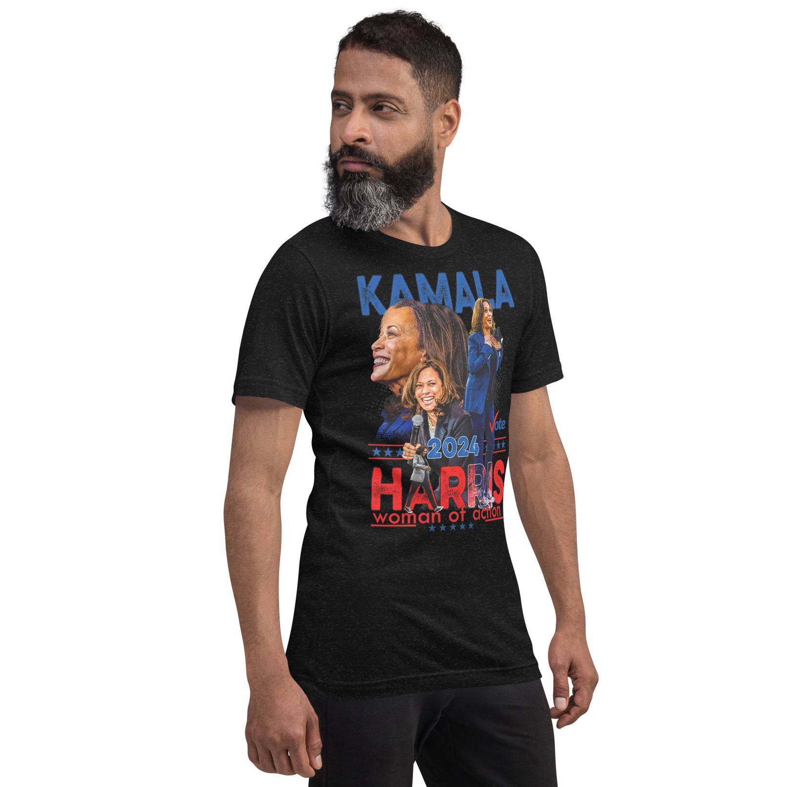 Kamala Harris 2024 - Woman of Action Unisex t-shirt