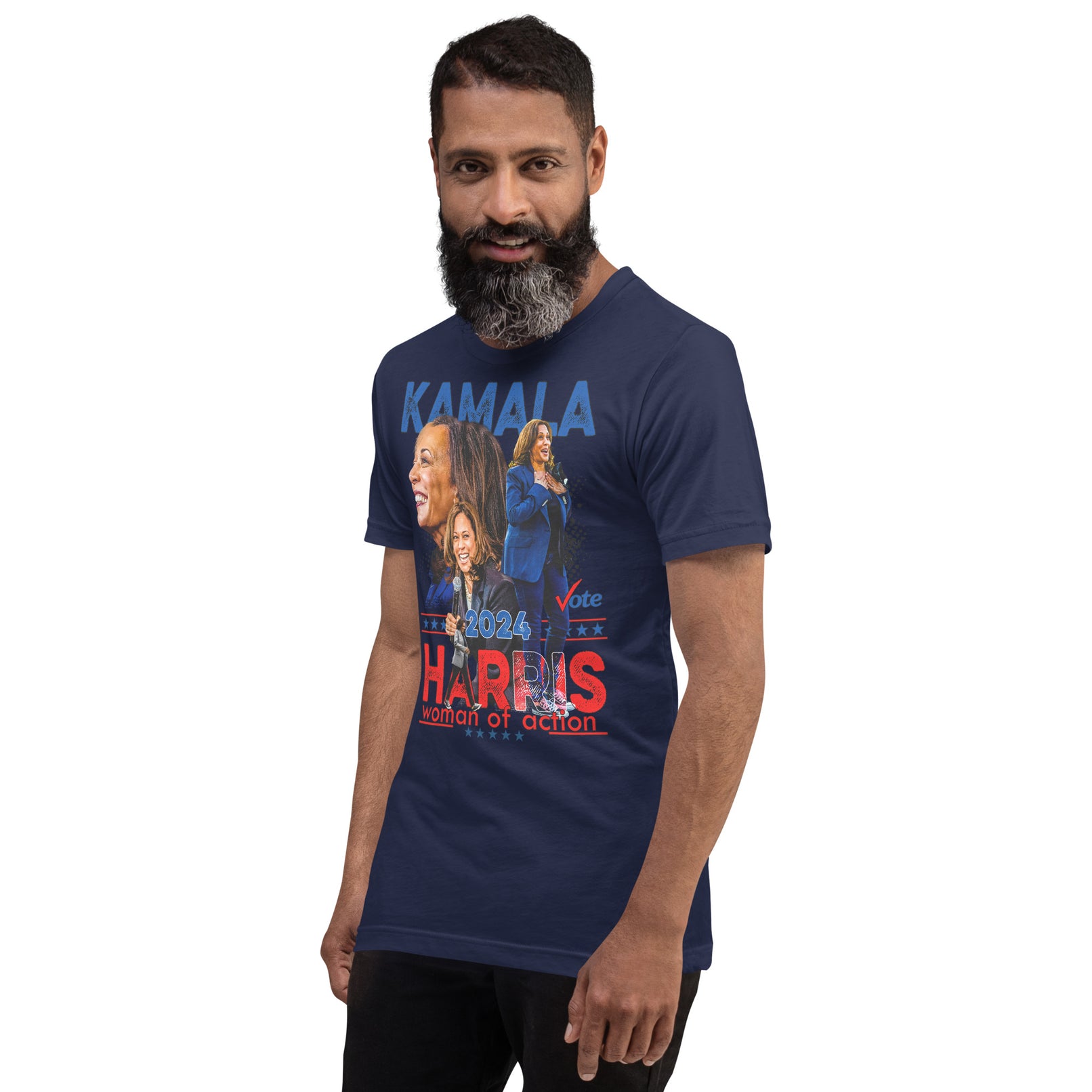 Kamala Harris 2024 - Woman of Action Unisex t-shirt