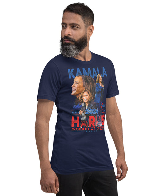 Load image into Gallery viewer, Kamala Harris 2024 - Woman of Action Unisex t-shirt
