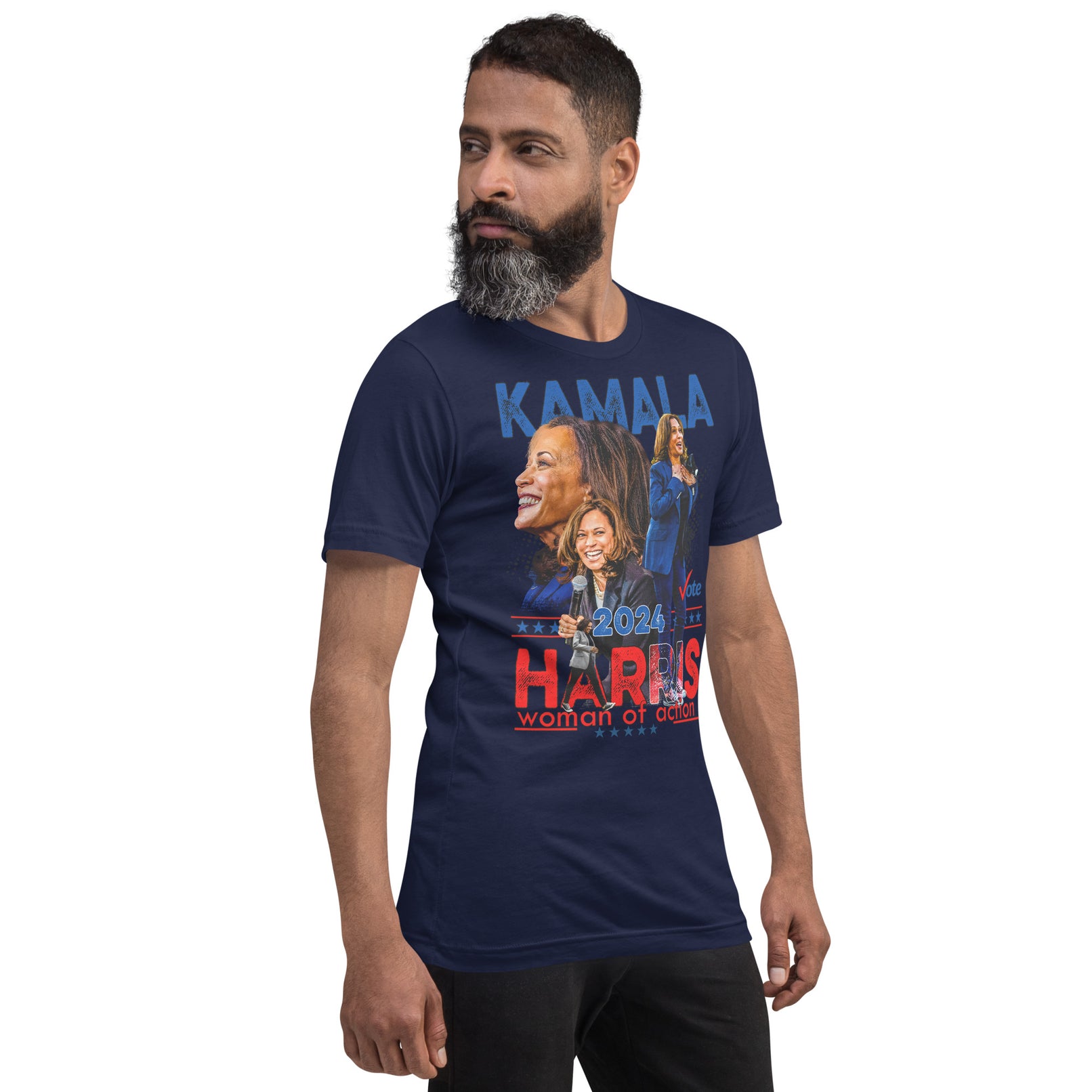 Kamala Harris 2024 - Woman of Action Unisex t-shirt