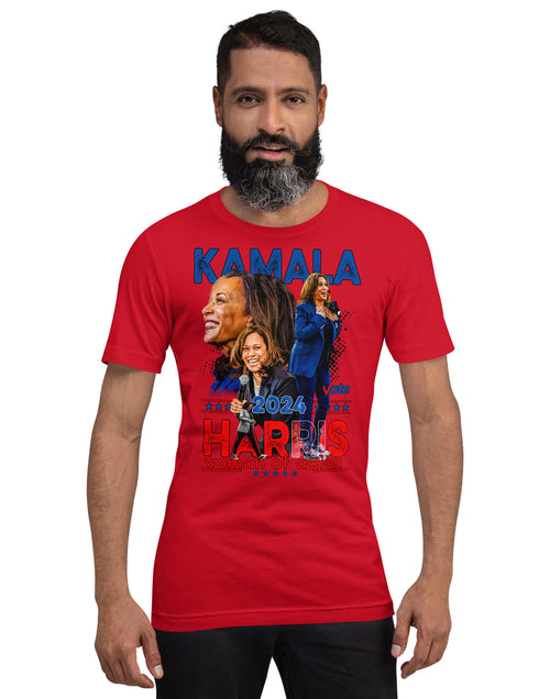 Load image into Gallery viewer, Kamala Harris 2024 - Woman of Action Unisex t-shirt
