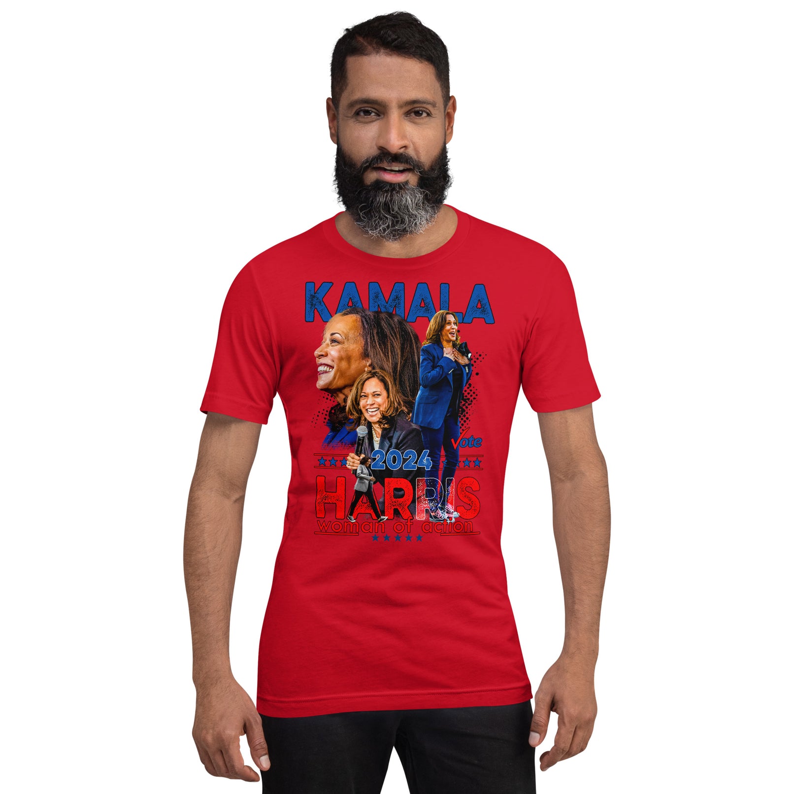 Kamala Harris 2024 - Woman of Action Unisex t-shirt