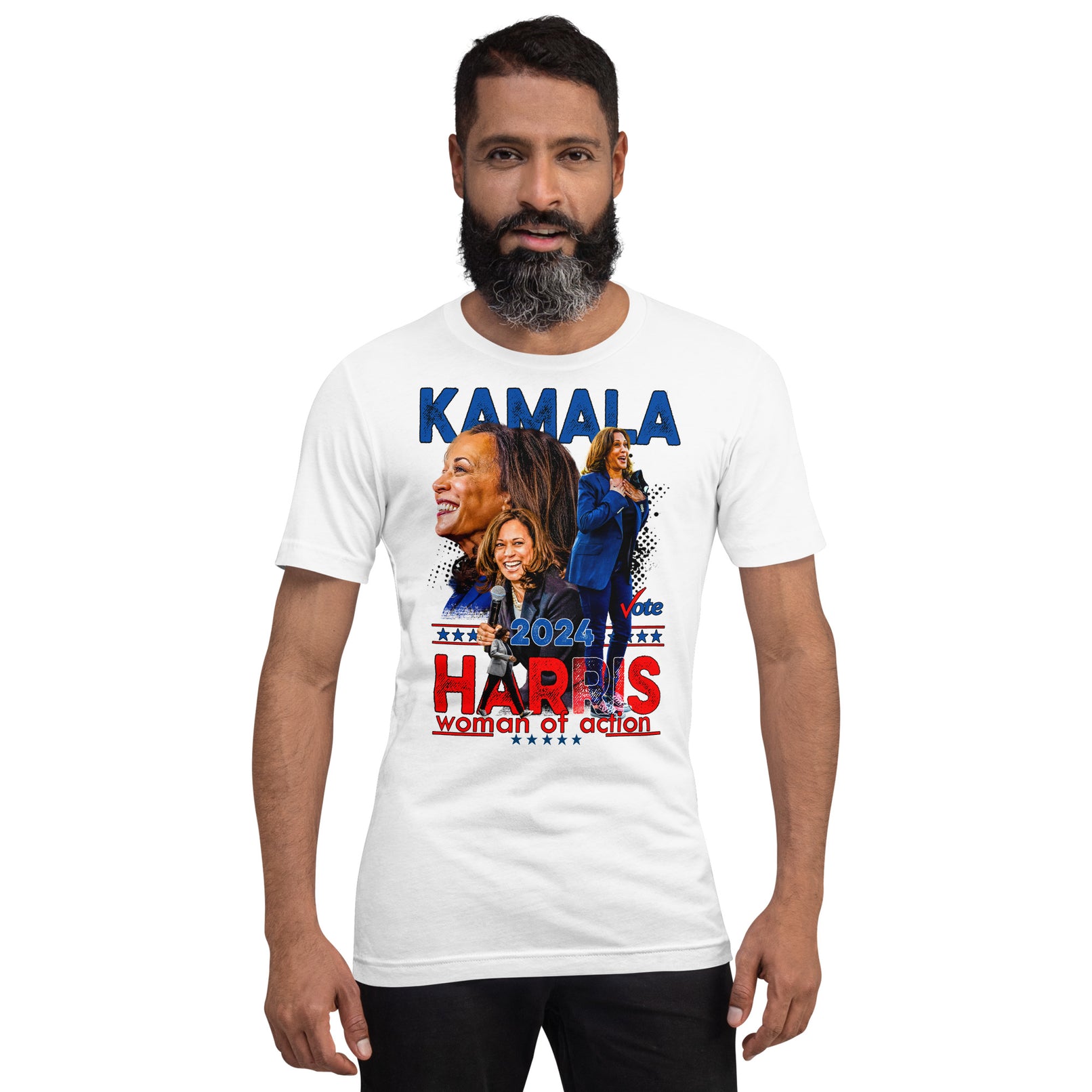 Kamala Harris 2024 - Woman of Action Unisex t-shirt