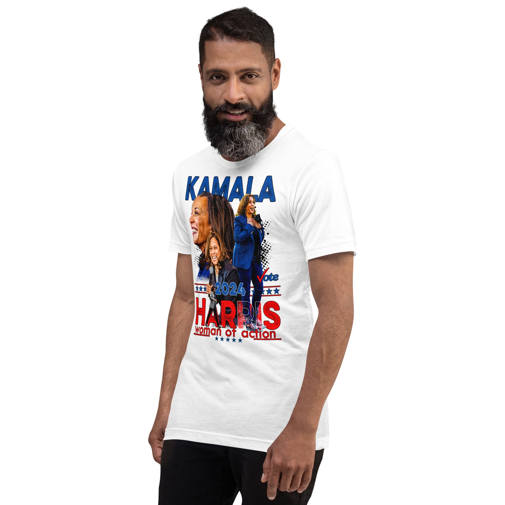 Kamala Harris 2024 - Woman of Action Unisex t-shirt