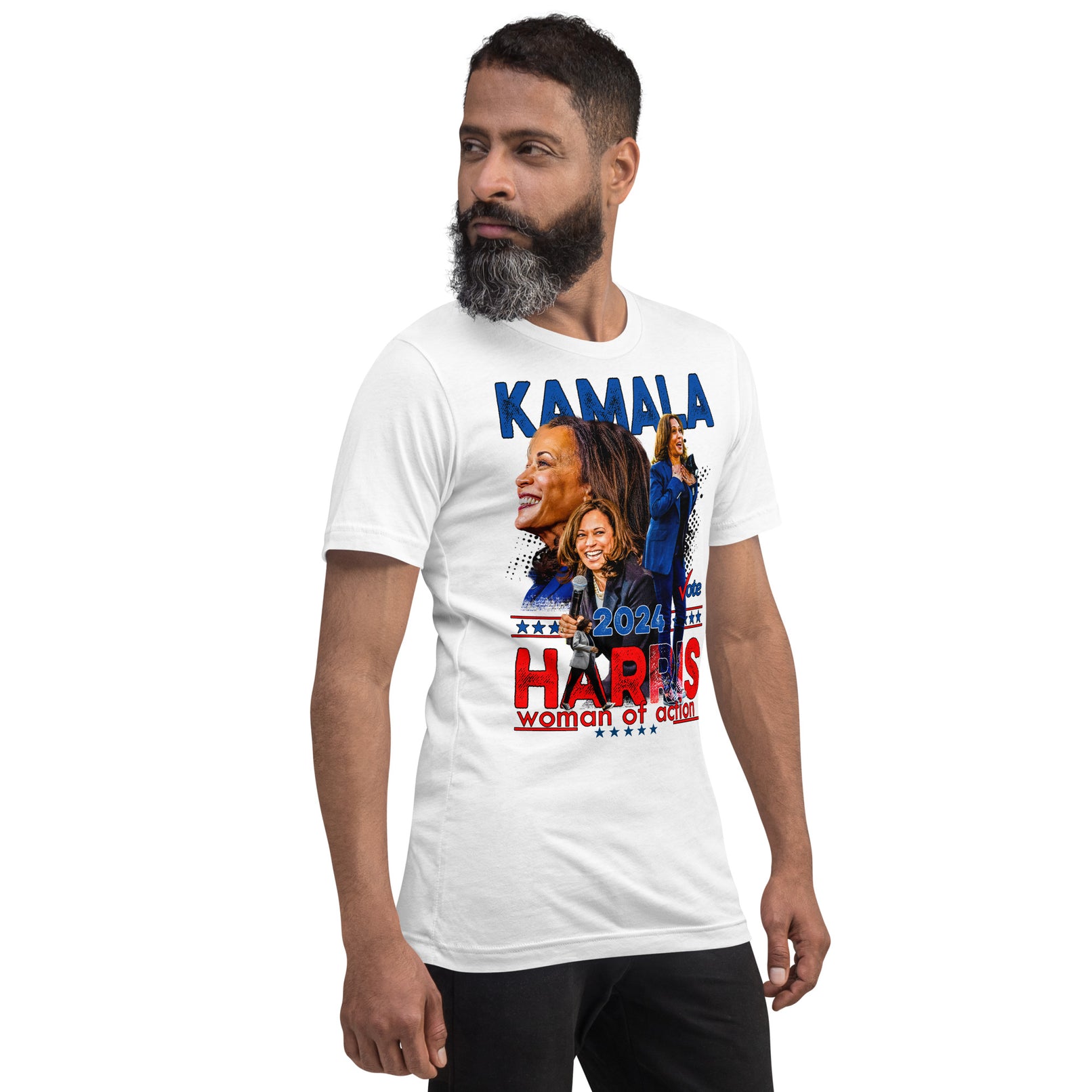 Kamala Harris 2024 - Woman of Action Unisex t-shirt