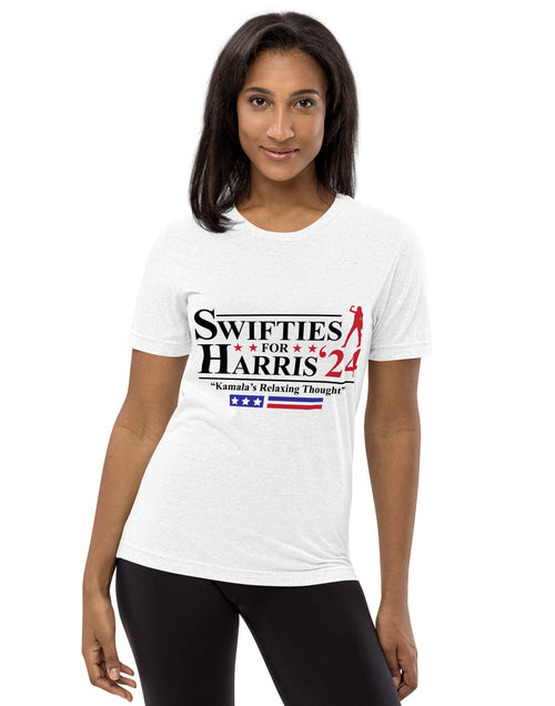 Load image into Gallery viewer, Swifties for Harris 24 Short sleeve t-shirt
