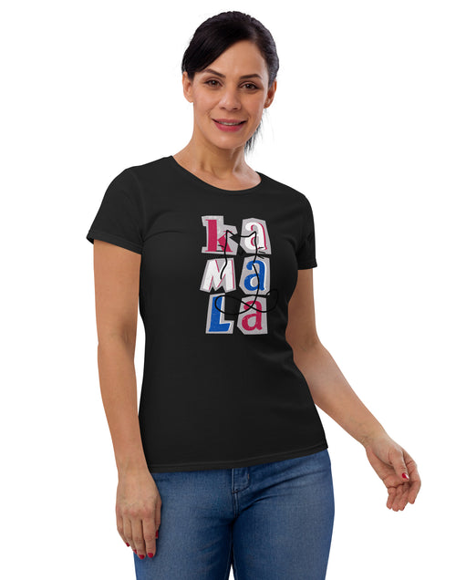 Load image into Gallery viewer, Kamala Blocks Women&#39;s short sleeve t-shirt
