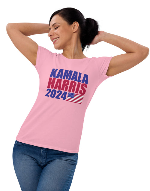 Load image into Gallery viewer, Kamala Harris 2024 Women&#39;s short sleeve t-shirt
