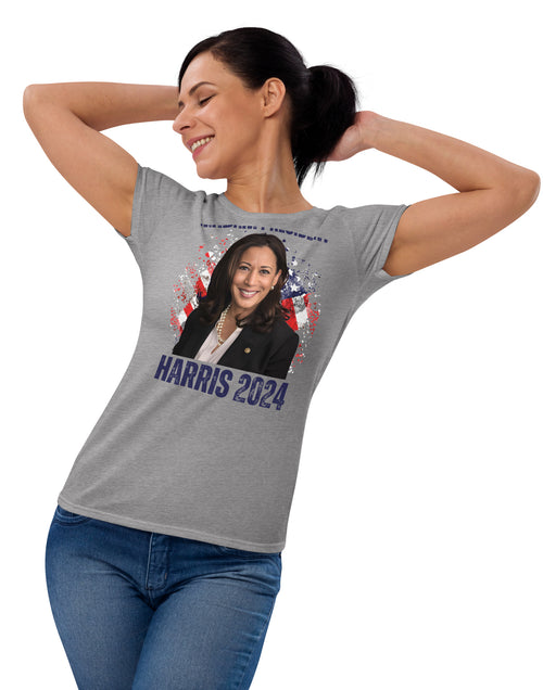 Load image into Gallery viewer, Kamala Harris for President 2024 Women&#39;s short sleeve t-shirt
