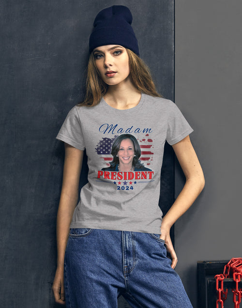 Load image into Gallery viewer, Madam President Women&#39;s short sleeve t-shirt
