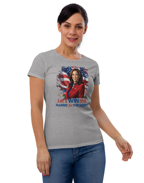 Load image into Gallery viewer, Let&#39;s Win This Women&#39;s short sleeve t-shirt
