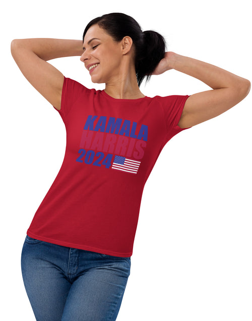 Load image into Gallery viewer, Kamala Harris 2024 Women&#39;s short sleeve t-shirt
