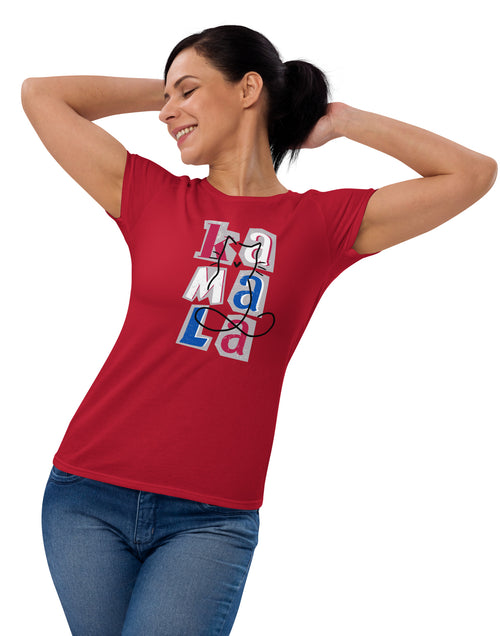 Load image into Gallery viewer, Kamala Blocks Women&#39;s short sleeve t-shirt
