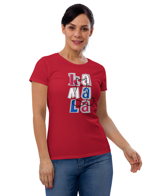 Load image into Gallery viewer, Kamala Blocks Women&#39;s short sleeve t-shirt
