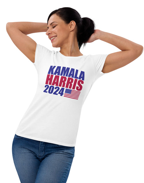 Load image into Gallery viewer, Kamala Harris 2024 Women&#39;s short sleeve t-shirt
