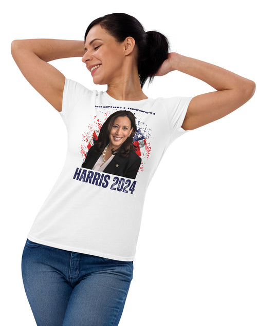 Load image into Gallery viewer, Kamala Harris for President 2024 Women&#39;s short sleeve t-shirt
