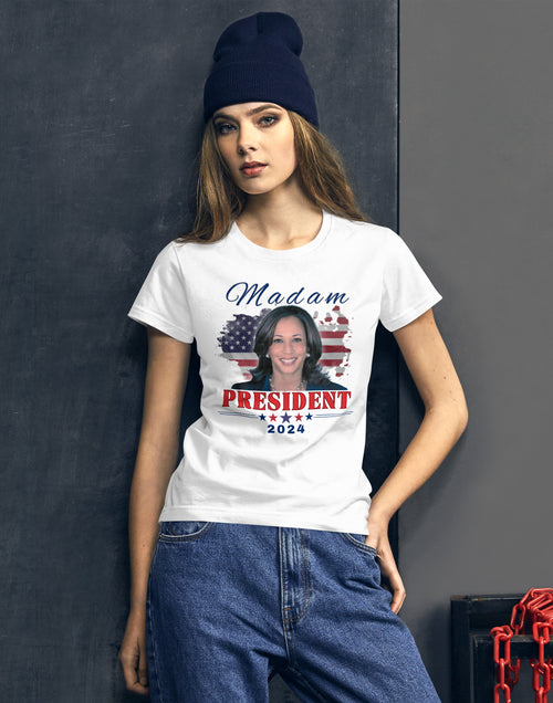 Load image into Gallery viewer, Madam President Women&#39;s short sleeve t-shirt
