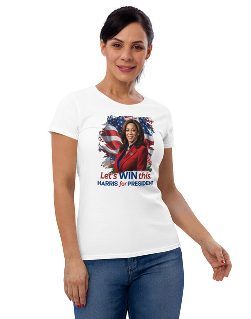 Load image into Gallery viewer, Let&#39;s Win This Women&#39;s short sleeve t-shirt
