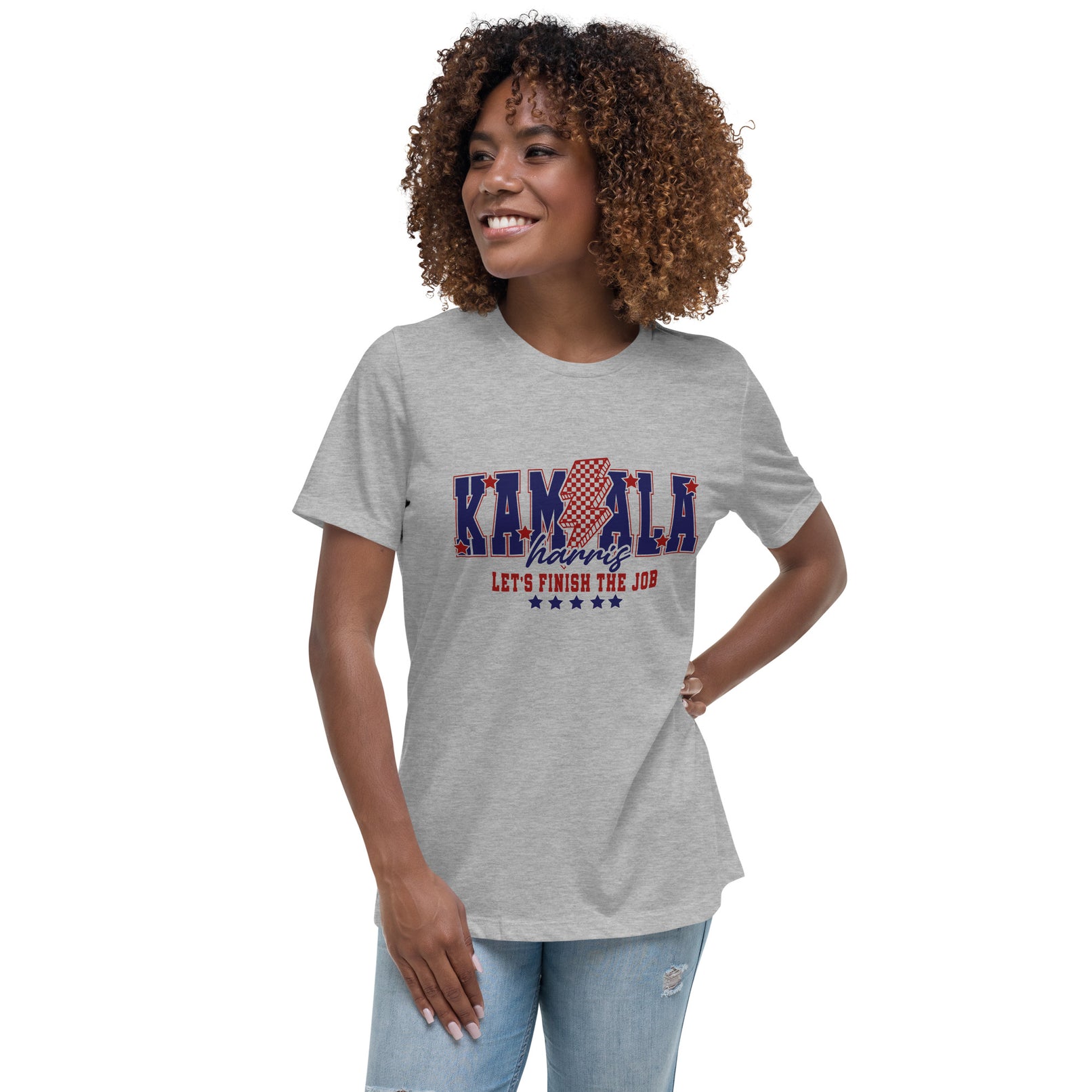 Kamala - Let's Finish the Job Women's Relaxed T-Shirt