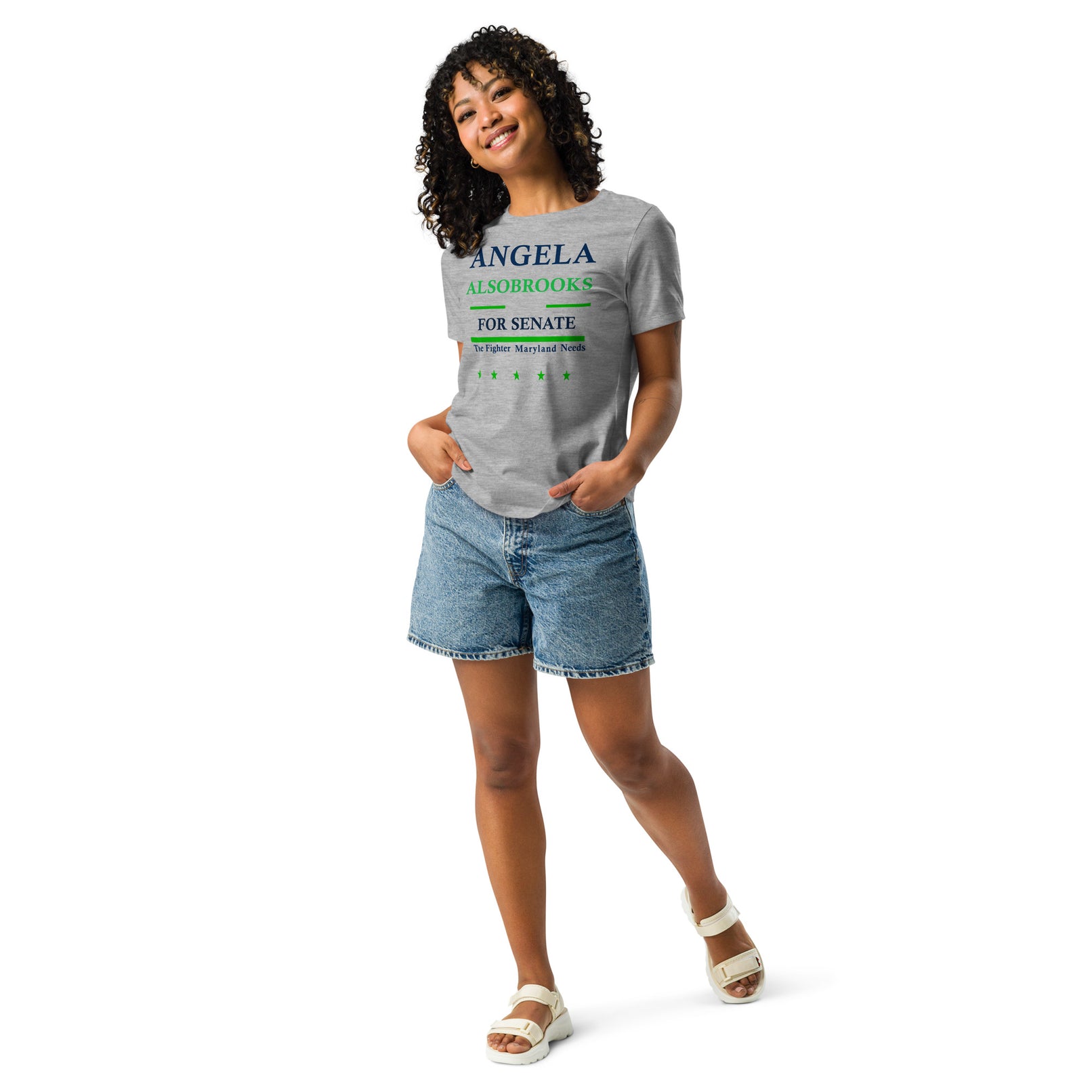 Vote Angela Alsobrook for Senate Women's Relaxed T-Shirt