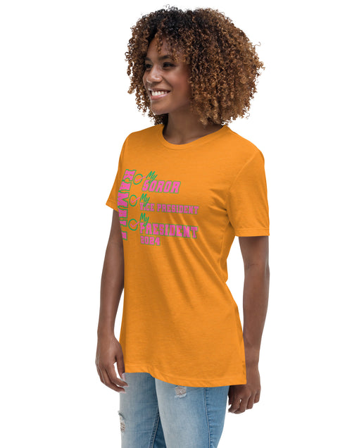 Load image into Gallery viewer, Kamala - Soro - Vice Presisent - President 2024 Women&#39;s Relaxed T-Shirt
