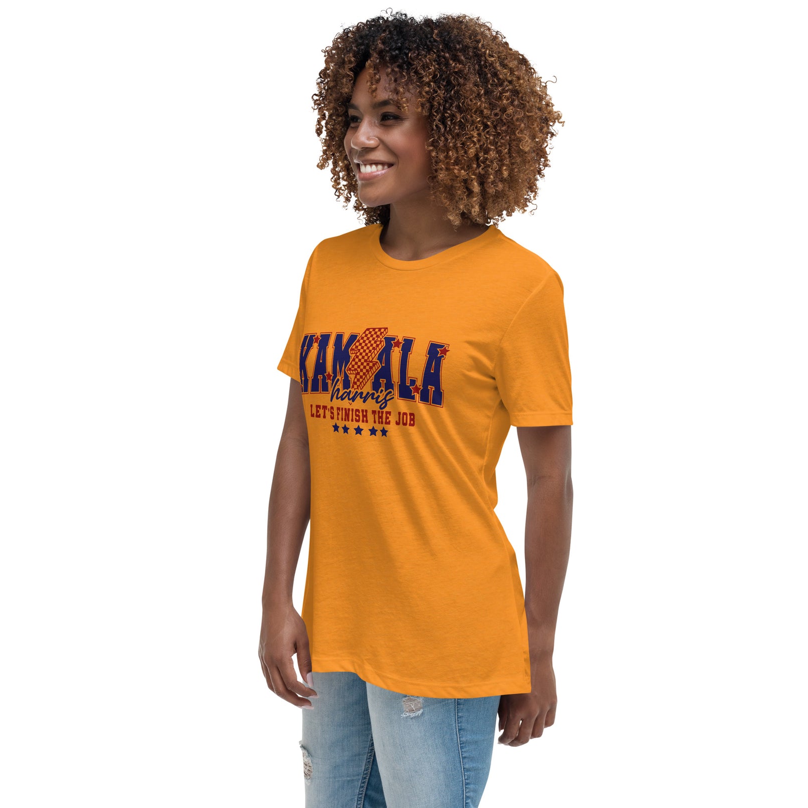 Kamala - Let's Finish the Job Women's Relaxed T-Shirt