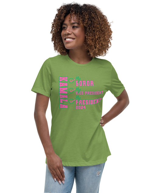 Load image into Gallery viewer, Kamala - Soro - Vice Presisent - President 2024 Women&#39;s Relaxed T-Shirt
