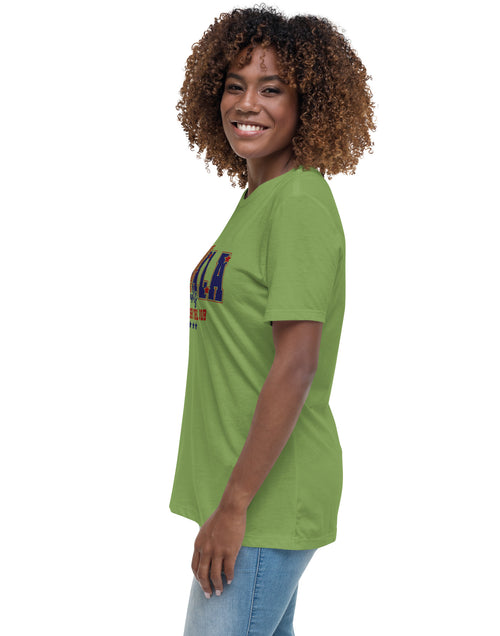 Load image into Gallery viewer, Kamala - Let&#39;s Finish the Job Women&#39;s Relaxed T-Shirt
