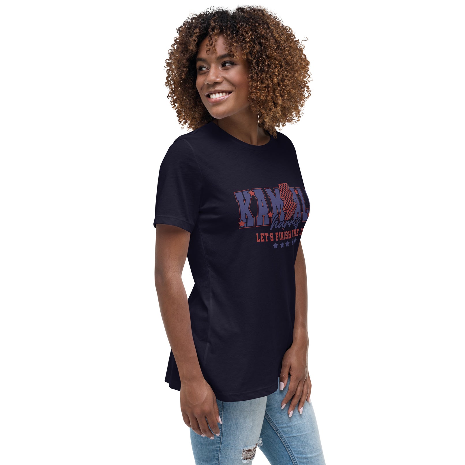 Kamala - Let's Finish the Job Women's Relaxed T-Shirt