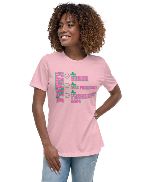 Load image into Gallery viewer, Kamala - Soro - Vice Presisent - President 2024 Women&#39;s Relaxed T-Shirt
