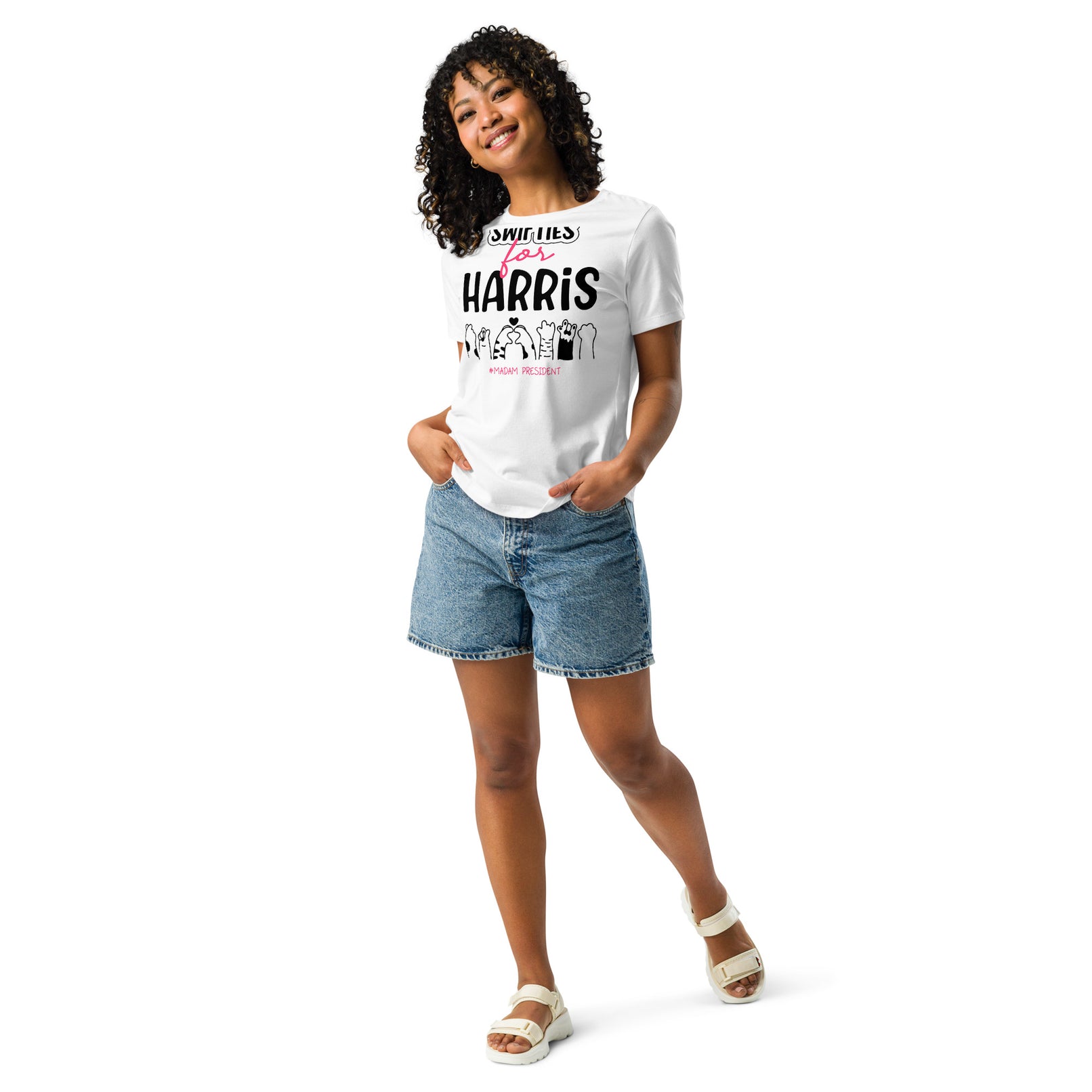 Swifties for Kamala Harris for President Women's Relaxed T-Shirt