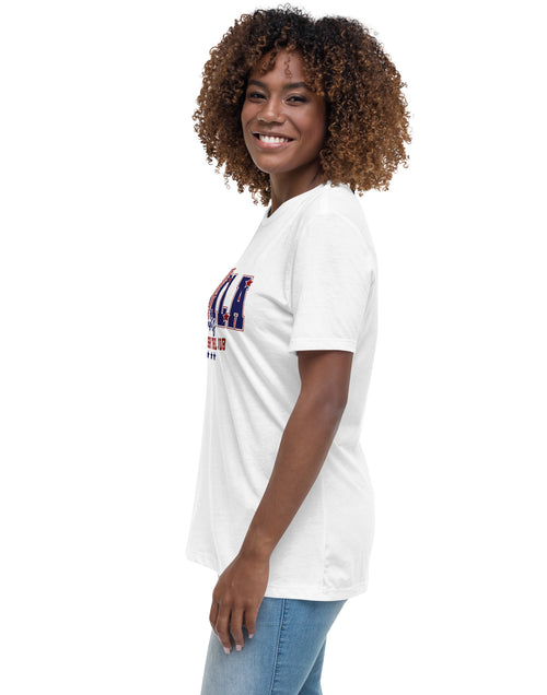 Load image into Gallery viewer, Kamala - Let&#39;s Finish the Job Women&#39;s Relaxed T-Shirt
