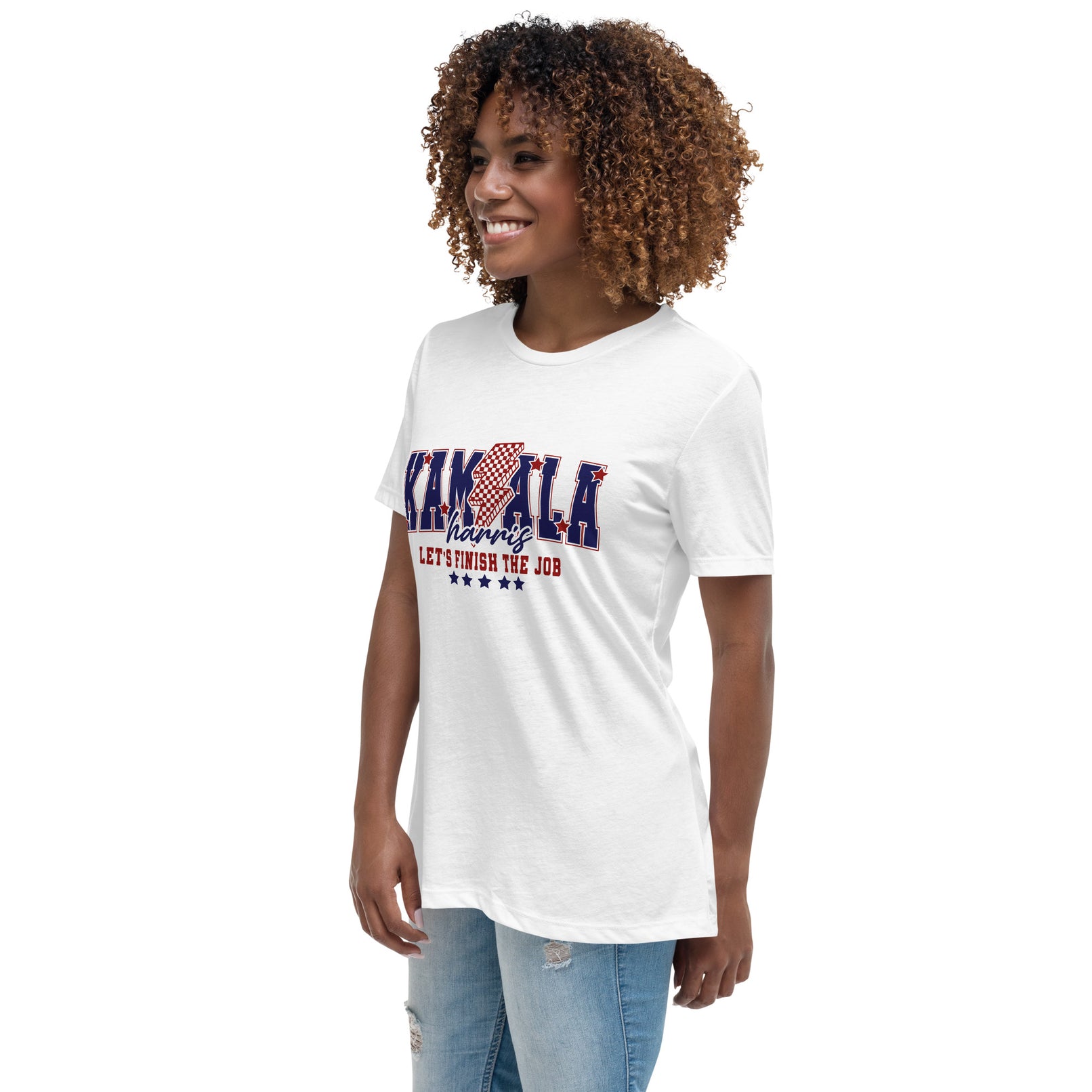 Kamala - Let's Finish the Job Women's Relaxed T-Shirt