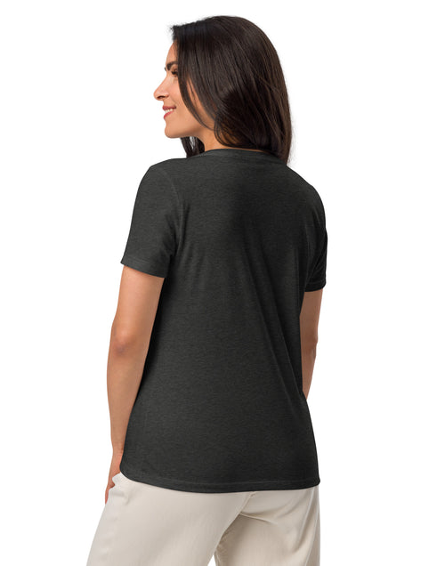 Load image into Gallery viewer, Kamala Blocks Women’s relaxed v-neck t-shirt
