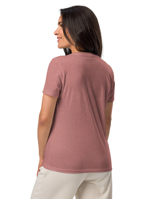 Load image into Gallery viewer, Kamala Blocks Women’s relaxed v-neck t-shirt
