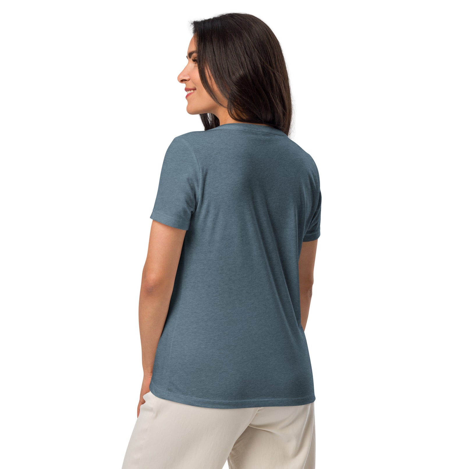 Kamala Blocks Women’s relaxed v-neck t-shirt