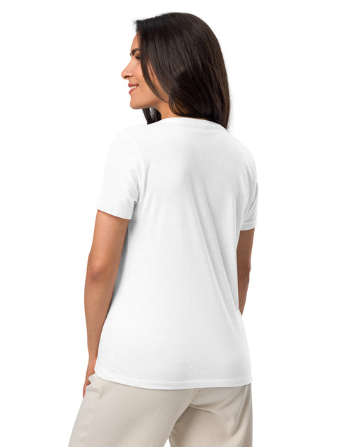 Load image into Gallery viewer, Kamala Blocks Women’s relaxed v-neck t-shirt
