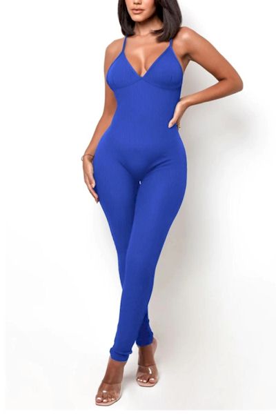 Load image into Gallery viewer, Dare to be Bold: Rock this Sexy Stretchy One Shoulder Drawstring Jumpsuit!
