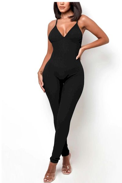 Load image into Gallery viewer, Dare to be Bold: Rock this Sexy Stretchy One Shoulder Drawstring Jumpsuit!
